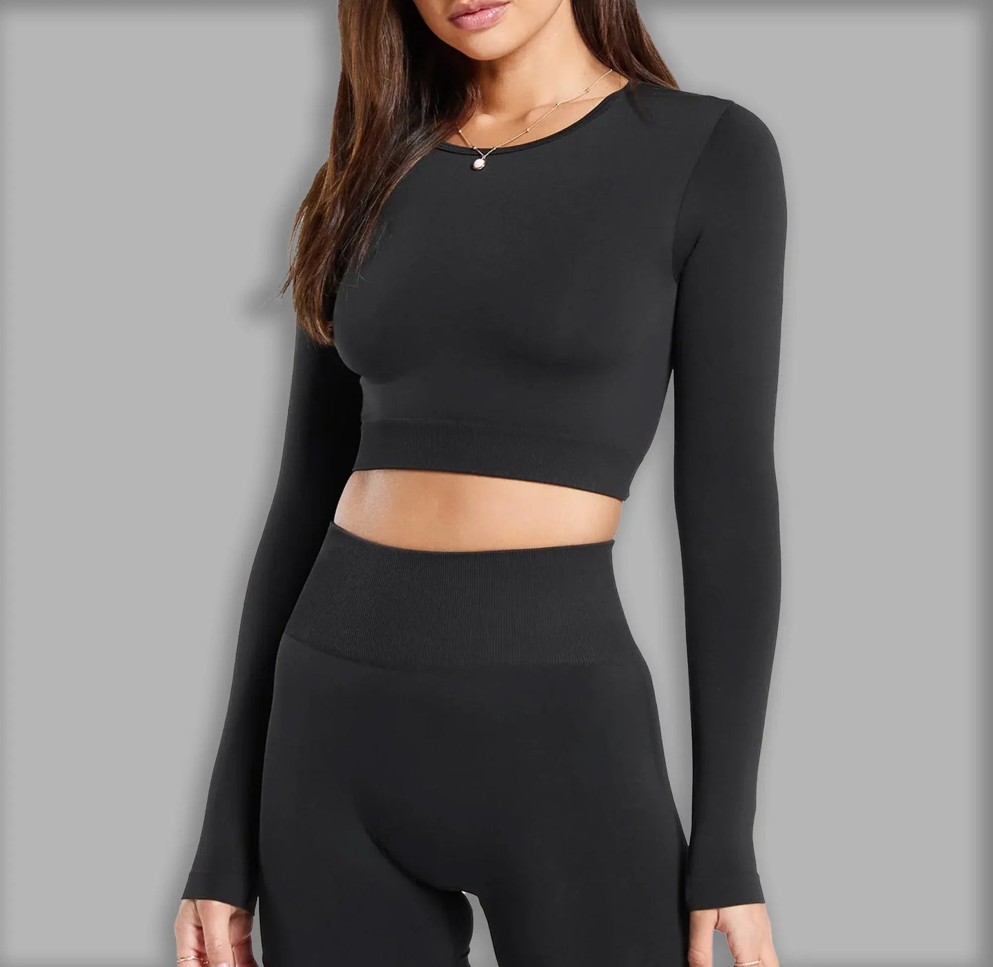Everyday Seamless Long Sleeve Crop Top