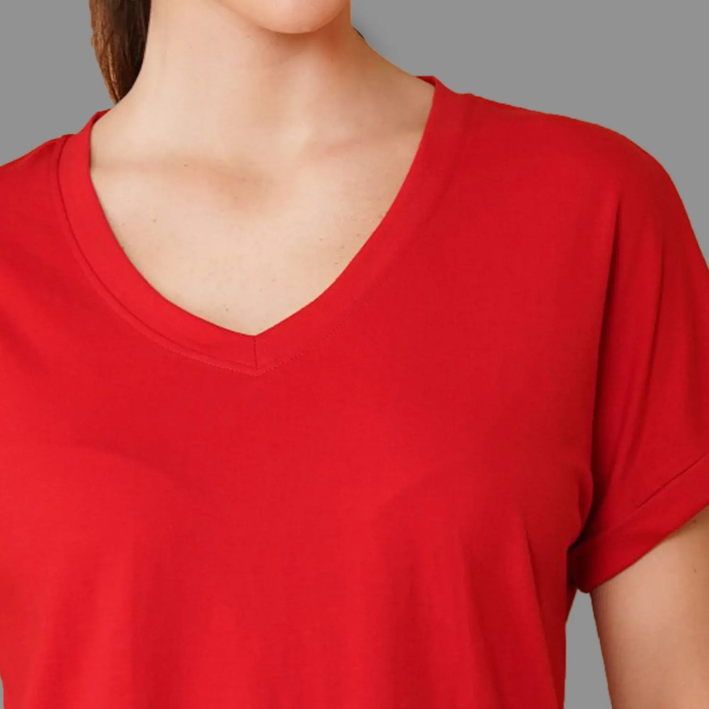 Stanxe V-Roll Tee (Red)
