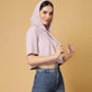 Stanxe GlowHood Crop (Pink)