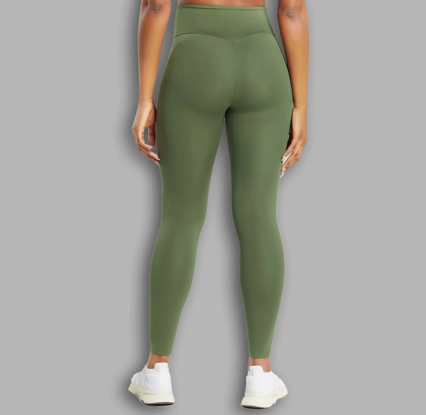 Women Training Leggings - Olive
