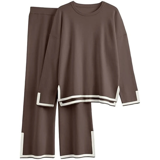 Stanxe DreamLine Co-ord (Brown)