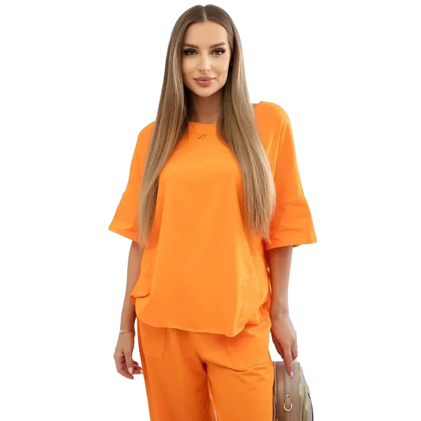 Stanxe Lavender Lounge Set  (Orang)