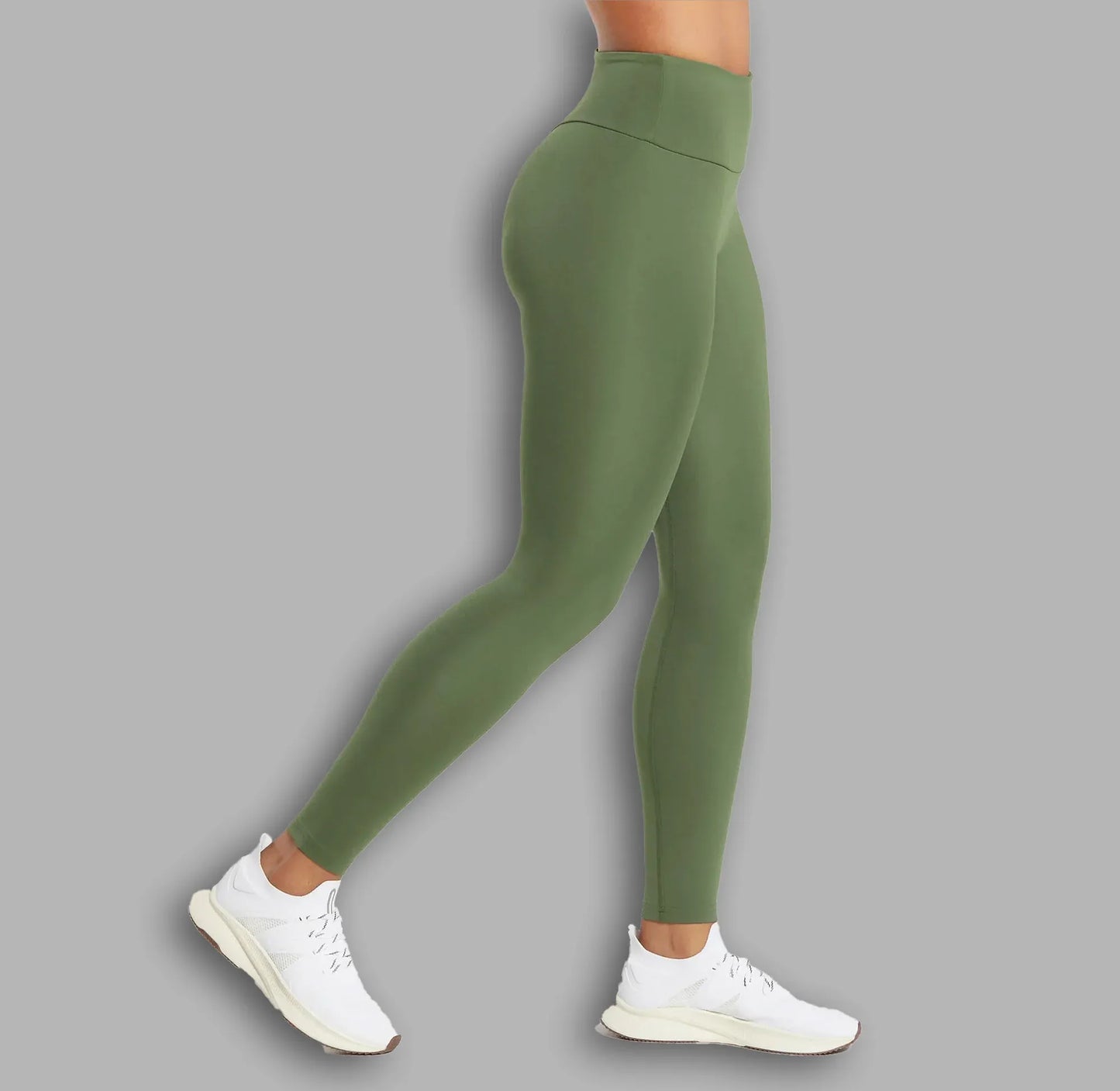Women Training Leggings - Olive