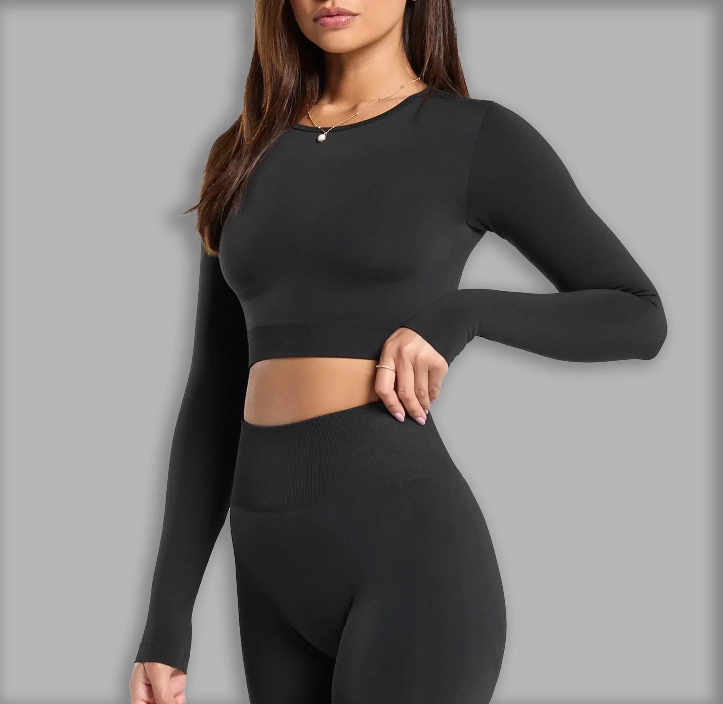 Everyday Seamless Long Sleeve Crop Top