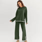 Stanxe DreamLine Co-ord (Deep Olive)