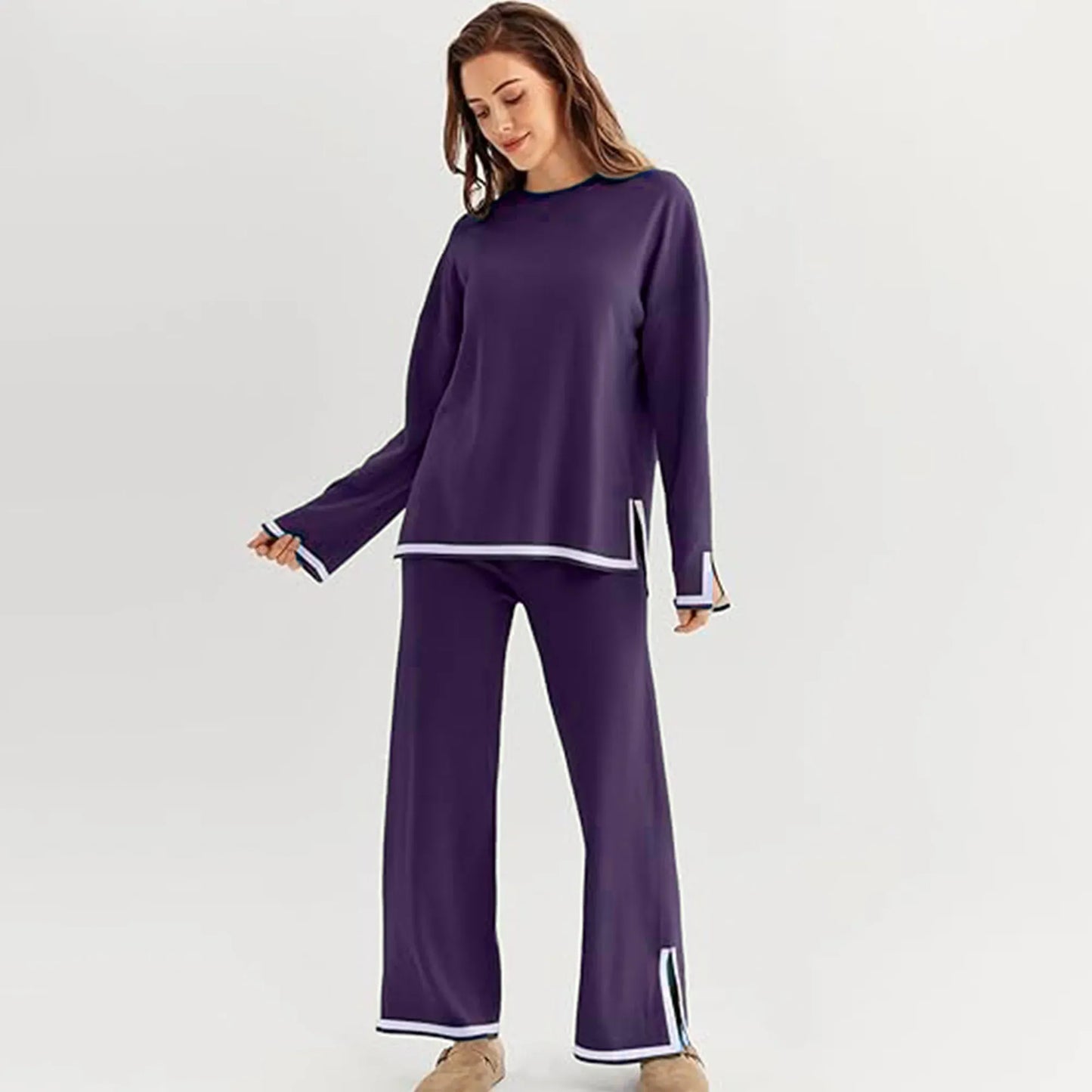 Stanxe DreamLine Co-ord (Purple)