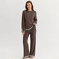 Stanxe DreamLine Co-ord (Brown)