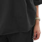 Stanxe Lavender Lounge Set  (Black)