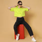 Stanxe GlowHood Crop(Green)