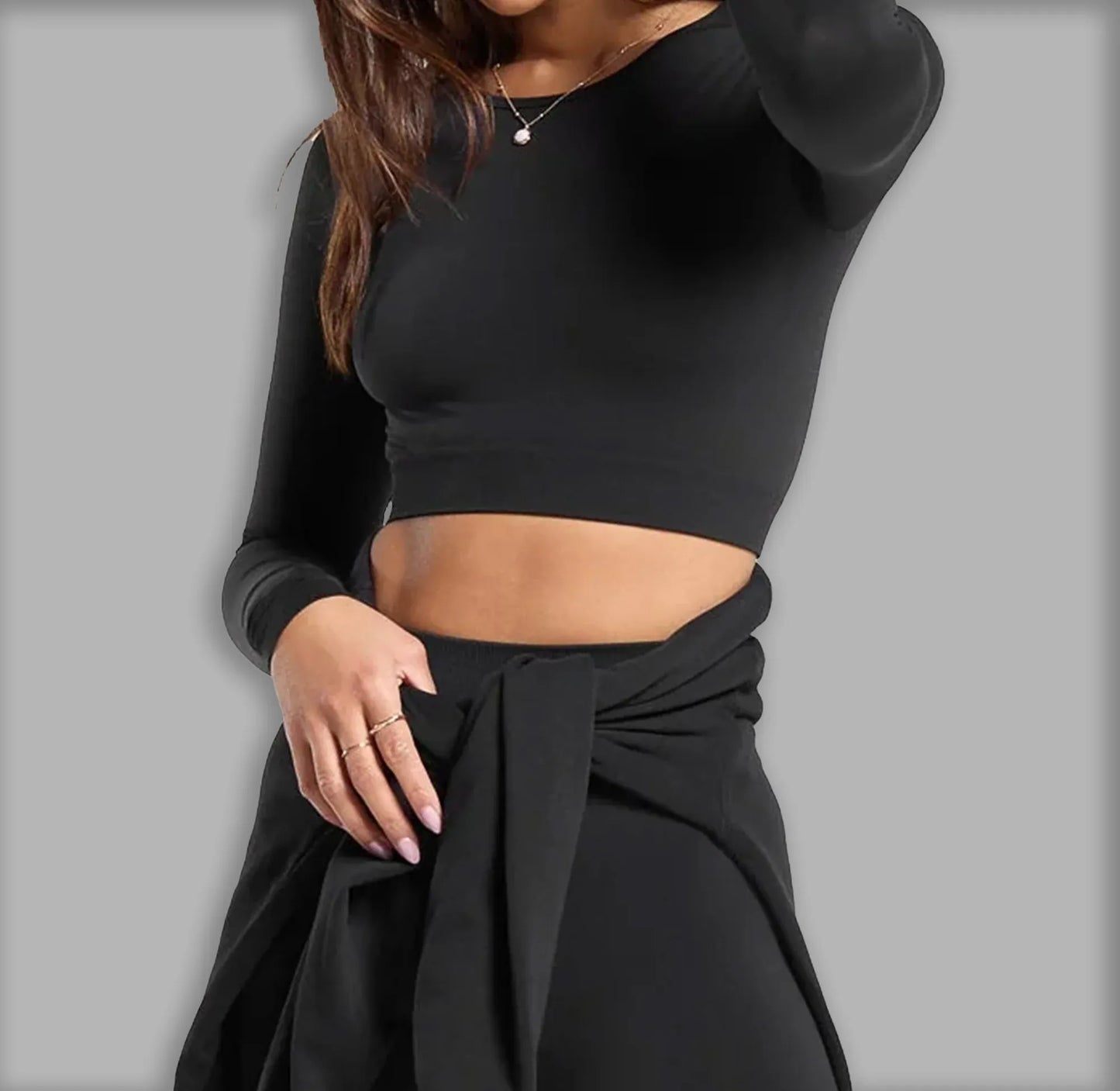 Everyday Seamless Long Sleeve Crop Top