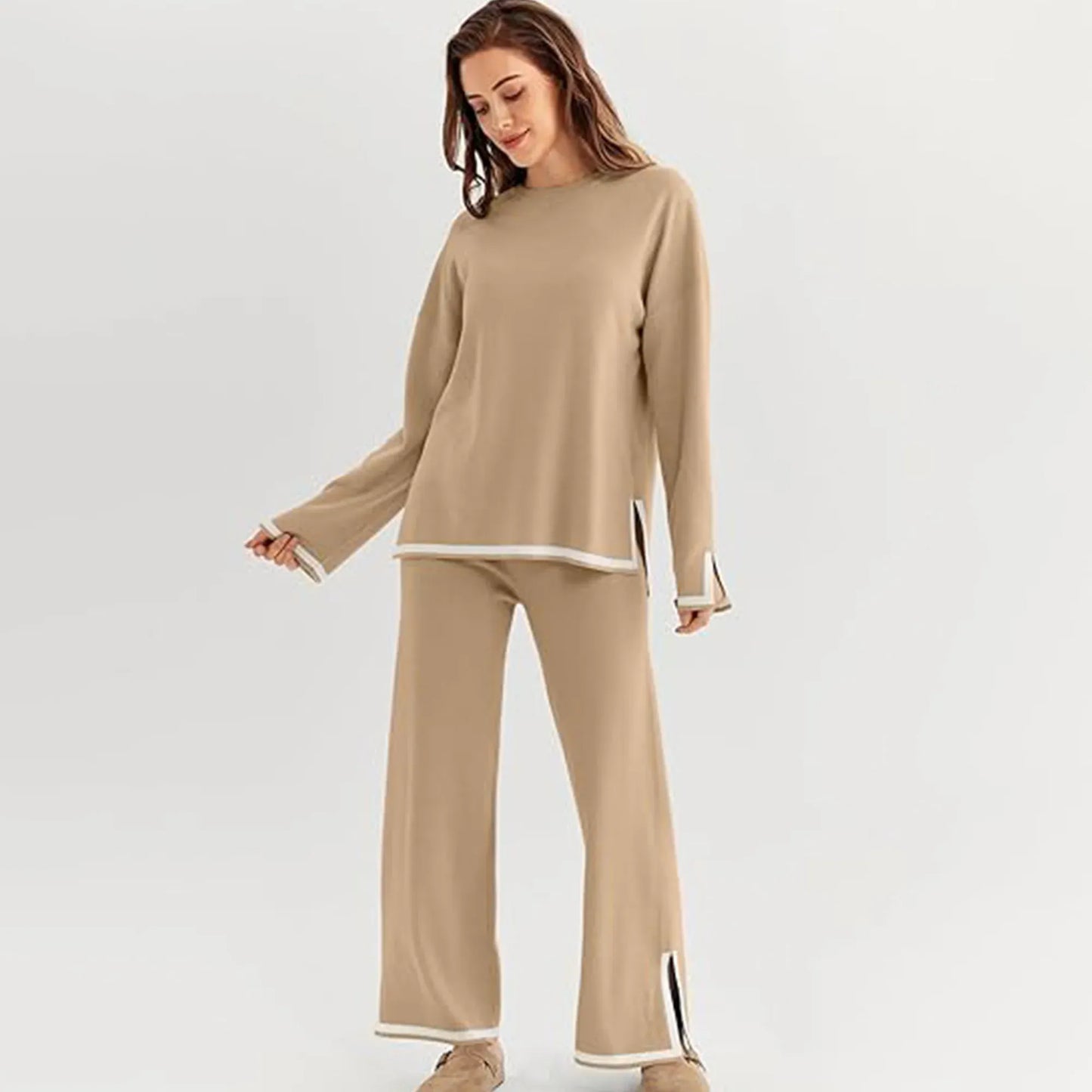 Stanxe DreamLine Co-ord (Beige)