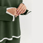 Stanxe DreamLine Co-ord (Deep Olive)