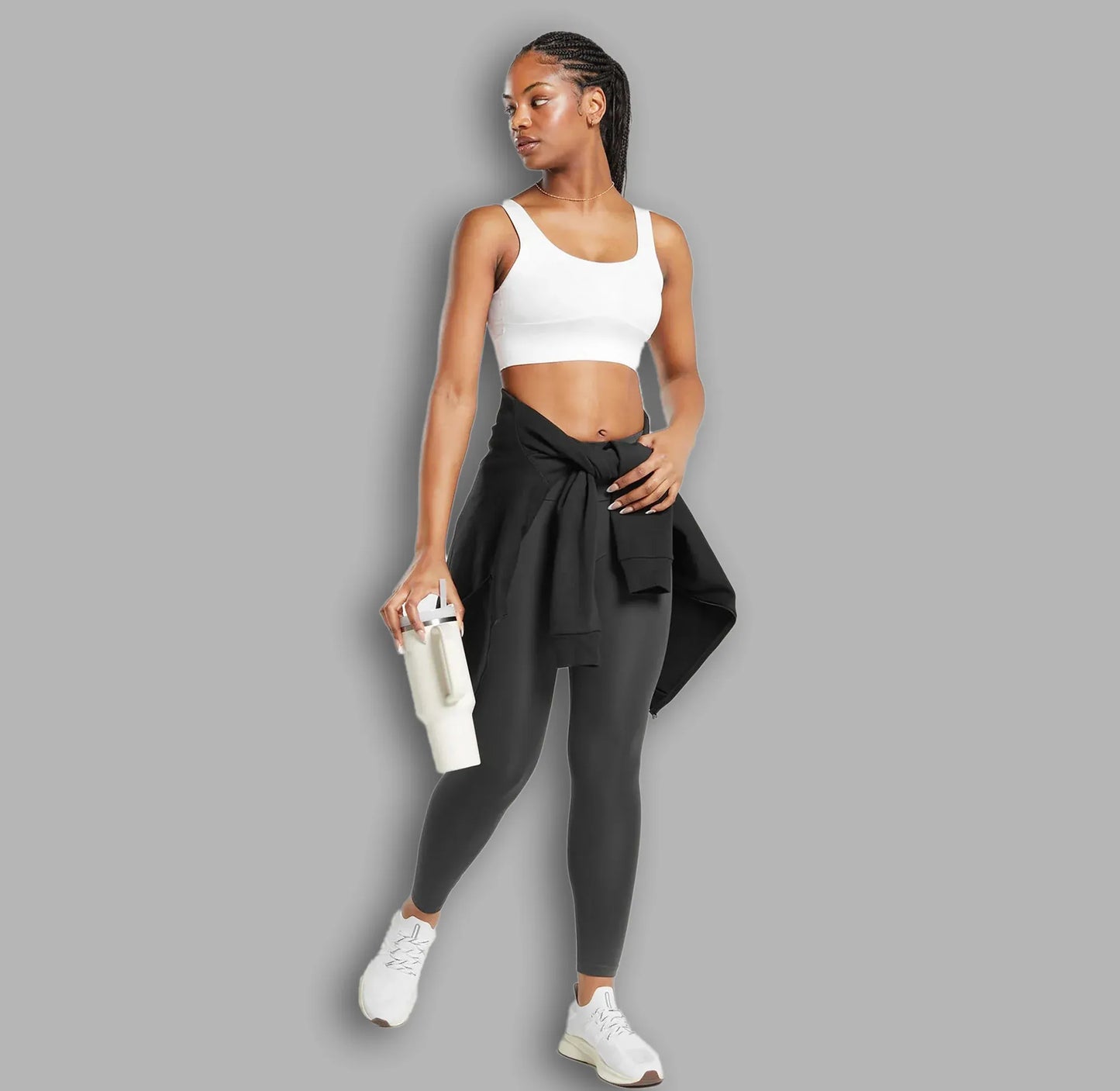 Women Training Leggings - Grey