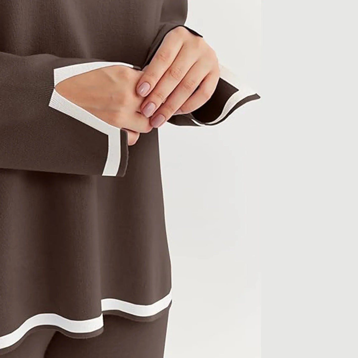 Stanxe DreamLine Co-ord (Brown)