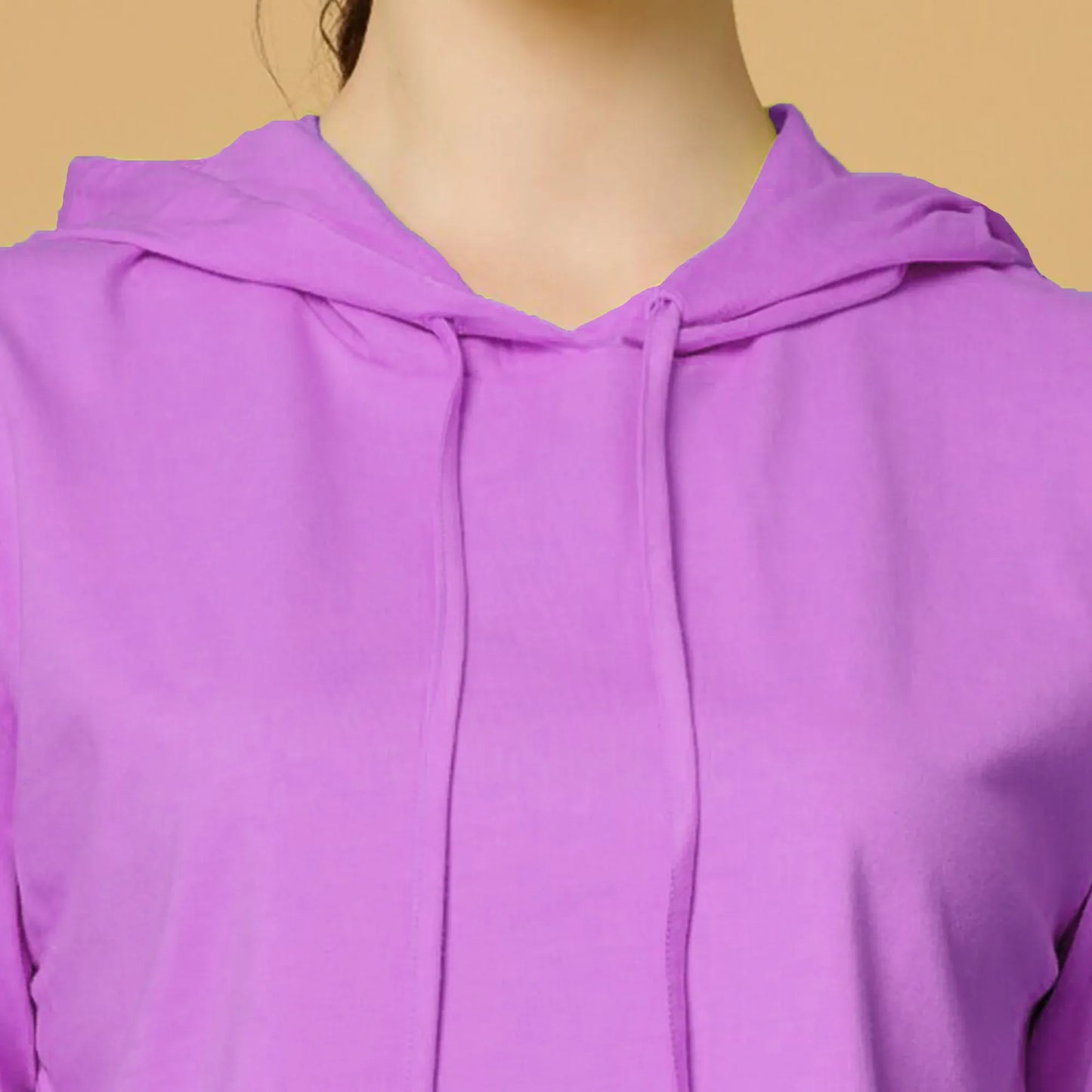 Stanxe GlowHood Crop(Purple)